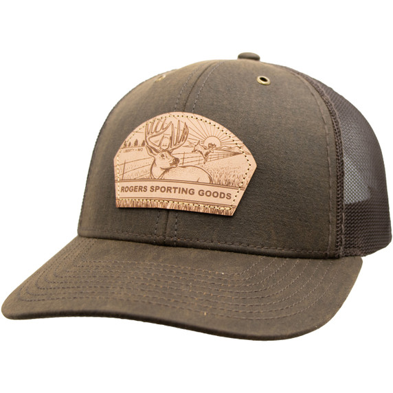 Rogers Coated Twill Mesh Back Hat Image in Brown
