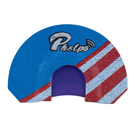 Phelp's Game Calls Amp All-American Diaphragm Elk Call Back of Gilbertson Image