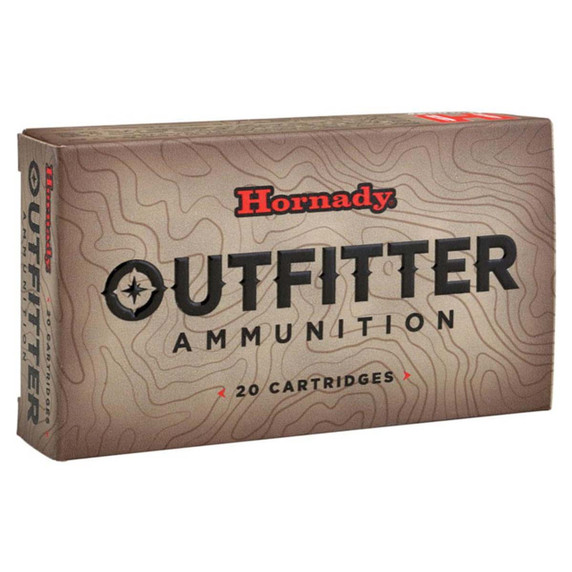 Hornady 270 Winchester Short Magnum 130 Grain CX Outfitter Rifle Ammunition, Box of 20 Image