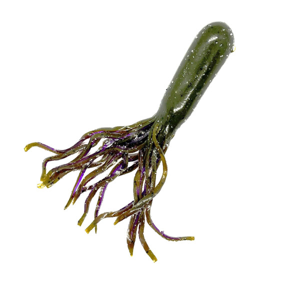 Image of the Chompers 4" Ultra Pro Tube in Green Pumpkin Purple Flake