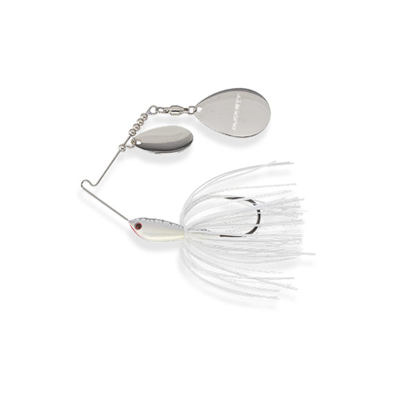 Image of the Duckett Fishing BD Waterslash Double Colorado Spinnerbait in Special White