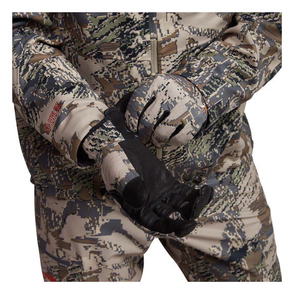 Sitka Jetstream Insulated WS Glove Palm Image in Open Country