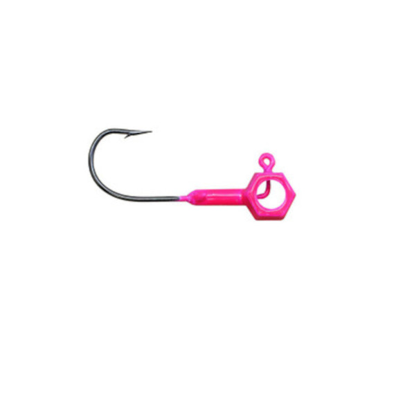 Image of the Crappie Magnet Eyehole Brandon Smith Jig Head in Pink