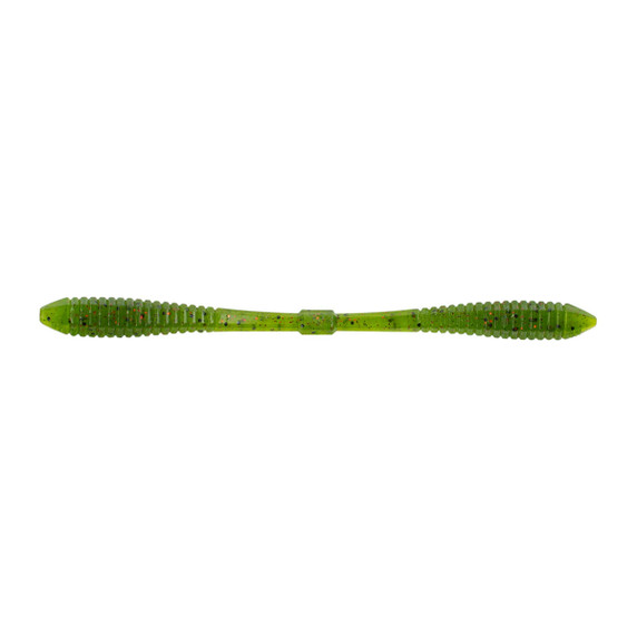Image of the Lunkerhunt Hive Series Versa Worm in Watermelon Red Flake