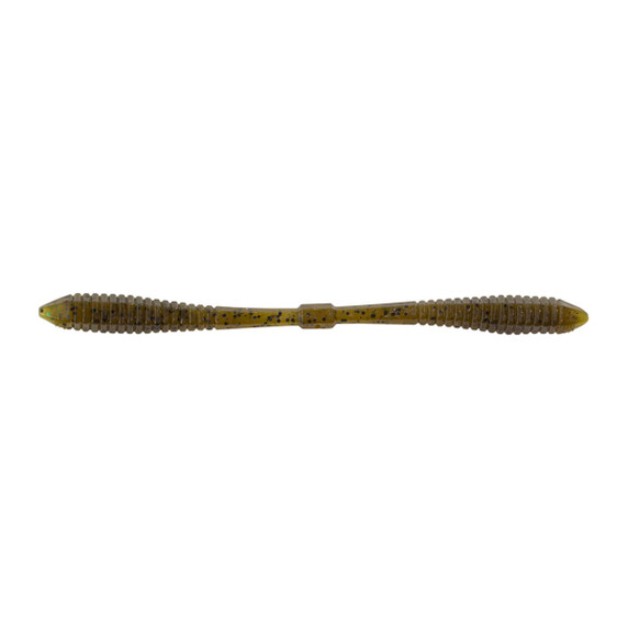 Image of the Lunkerhunt Hive Series Versa Worm in Green Pumpkin