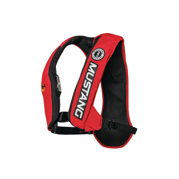 Elite 28 Hydrostatic Inflatable Pfd Bass Competition Colorway - Red Side View