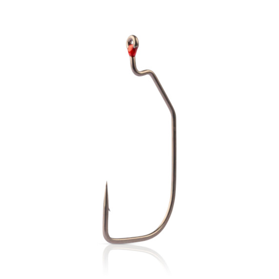 Angled Image of the Mustad Assault Wide Gap Hook.