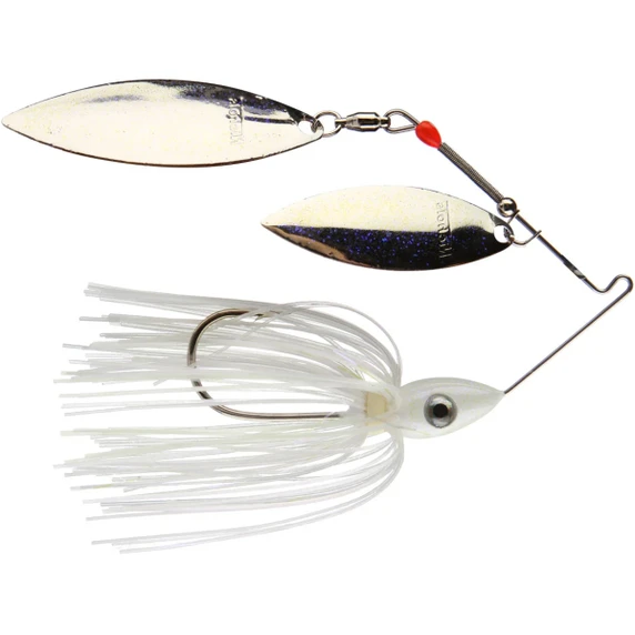 Image of the Pulsator Metal Flake Double Willow Spinnerbait in Lavender Shad