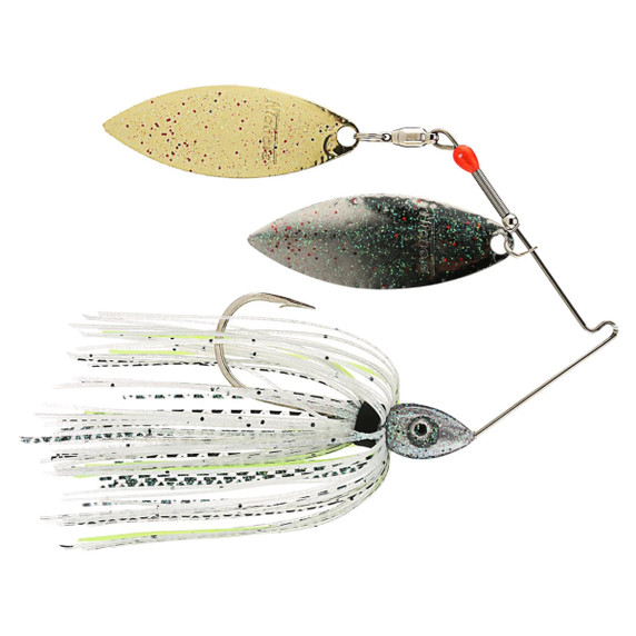 Image of the Pulsator Metal Flake Double Willow Spinnerbait in Bombshell Bass