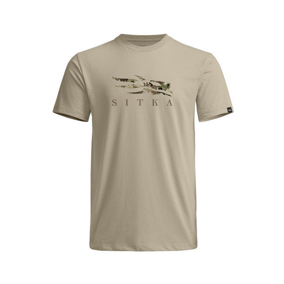 Image of the Sitka Icon Optifade Tee Product Image in Light Tan Subalpine