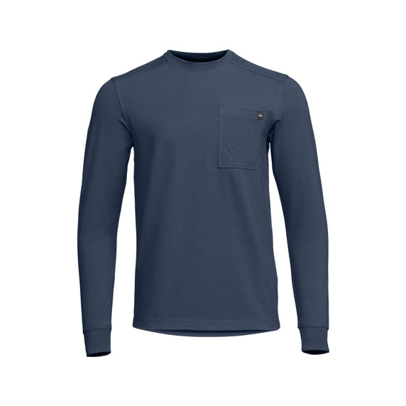 Sitka Foothills Long-Sleeve Crew Image in Starlight