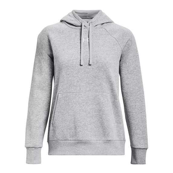 Under Armour Women's Rival Fleece Hoodie - Mod Gray Light Heather image