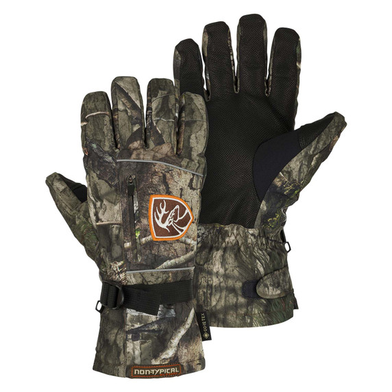 Image of the Drake Non-Typical Refuge HS Gore-Tex Glove in Mossy Oak DNA