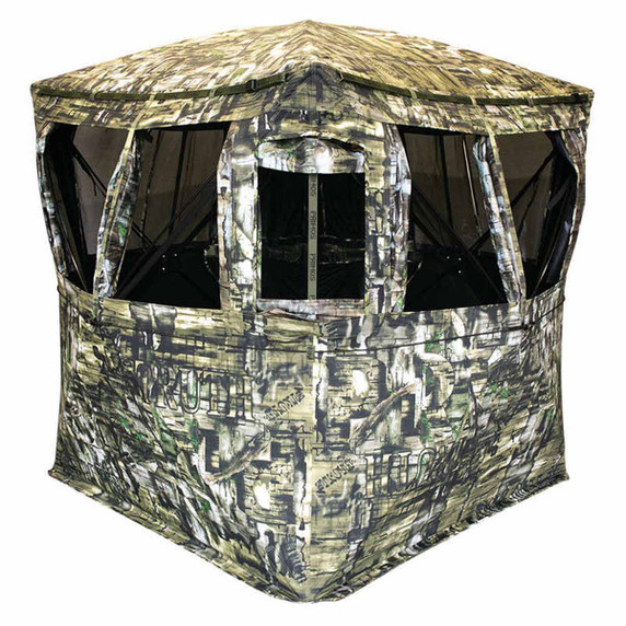 Double Bull Raised Hunting Ground Blind