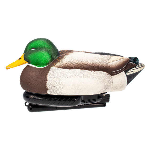 flipped side image of Avian-X Power Swimmer Mallard Drake Motion Duck Decoy.