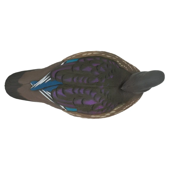 Top hen image of the HD Wood Ducks Floating Duck Decoys.