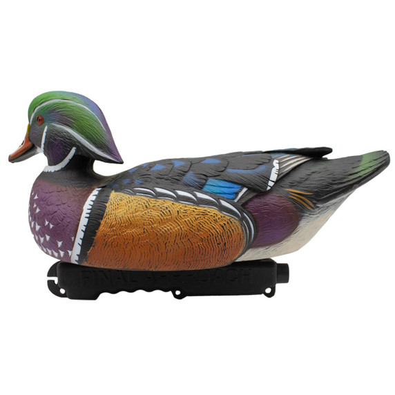 Final Approach HD Wood Ducks Floating Duck Decoy Image
