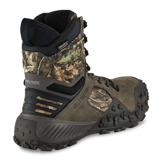Irish Setter VaprTrek 400G Mossy Oak Country Roots Hunting Boots Back Angled Image