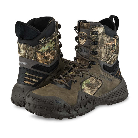 Irish Setter VaprTrek 400G Mossy Oak Country Roots Hunting Boots Pair Image