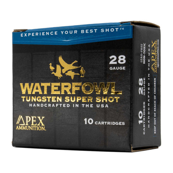 Apex Ammunition 28 Gauge 2 3/4" 3/4 oz. Waterfowl Tungsten Super Shot, Box of 10 Image