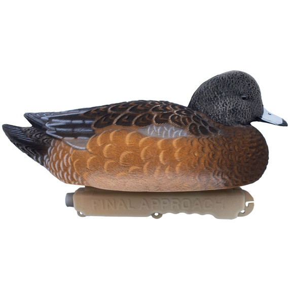 Final Approach Live Fully Flocked Wigeon Floating Duck Decoys Image