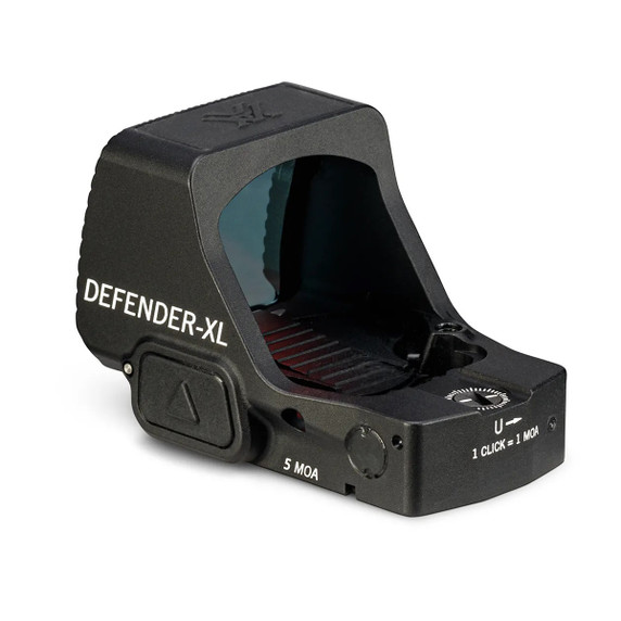 Vortex Defender-XL 5 MOA Red Dot Sight Back Left Angled Image