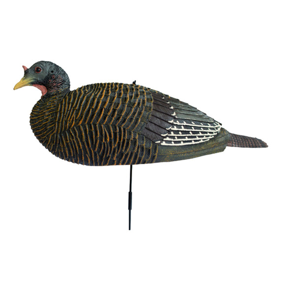 Bone Collector Lay Down Hen Turkey Decoy on Stake Image