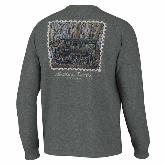 Southern Point Co Kennel Up Long Sleeve Tee - Sycamore