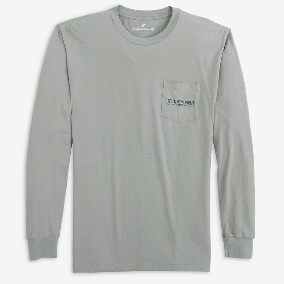 Southern Point Co Lab Retrievers Long Sleeve Tee - Gun Metal