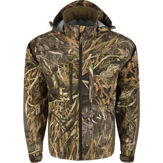 Drake G3 Flex Uninsulated Waterfowler's Jacket - Mossy Oak Habitat
