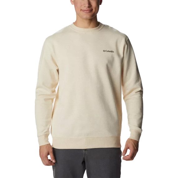 Image of the Columbia Hart Mountain II Crew Sweatshirt in Oatmeal Heather