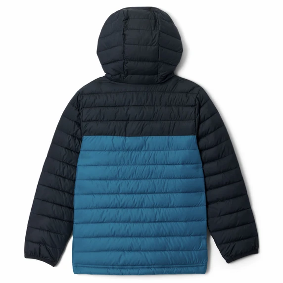 Back Image of the Columbia Boys' Powder Lite II Hooded Jacket.