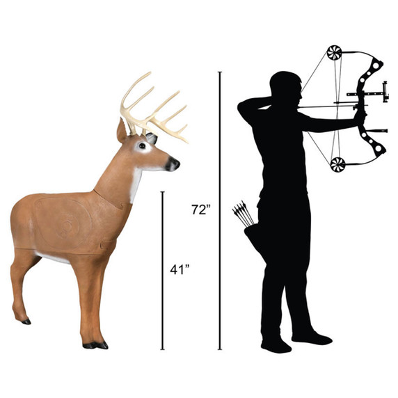 Delta McKenzie Big Daddy XRay Buck Archery Target Height Image