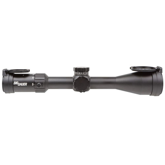 Sig Sauer Whiskey4 5-20x50mm Exposed Zero Stop Illuminated Rifle Scope Side Image