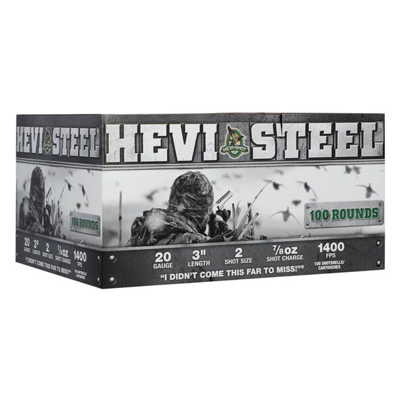 Hevi-Shot 20 Gauge 3" 7/8oz 1400FPS Hevi-Steel Waterfowl Loads Image