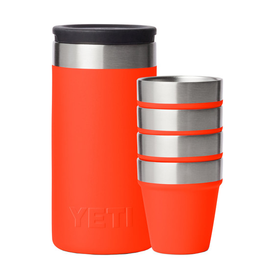 Yeti Shot Glasses and Carrying Case Image in Solar Flare