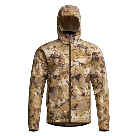 Sitka Alpha Fleece Hooded Jacket Image in Optifade Marsh