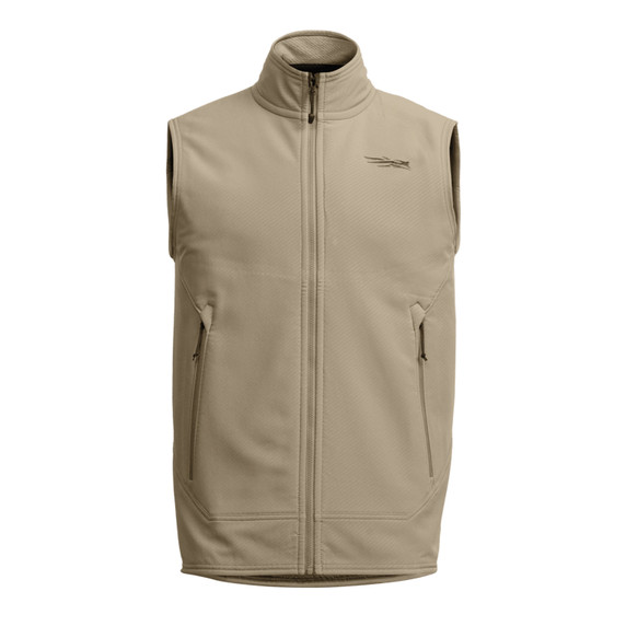 Sitka Alpha Fleece Vest Image in Buckskin