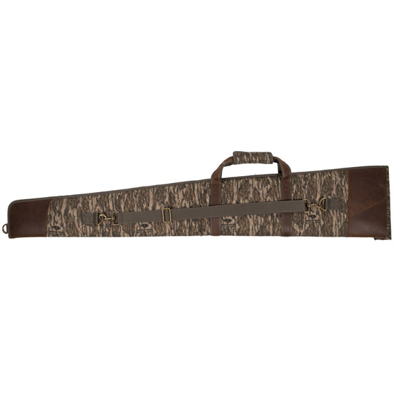 image of Rogers Sporting Goods Traditional Waxed Canvas Shotgun Case Front in Mossy Oak Bottomland.