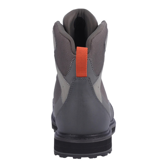 Simms Tributary Wading Boots with Rubber Sole, Basalt Back Image