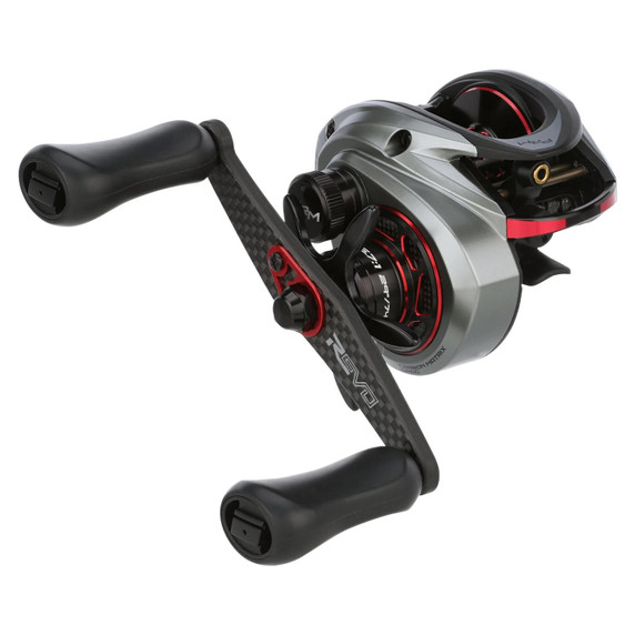 Abu Garcia Revo Premier Low Profile Reel Side Angled Image