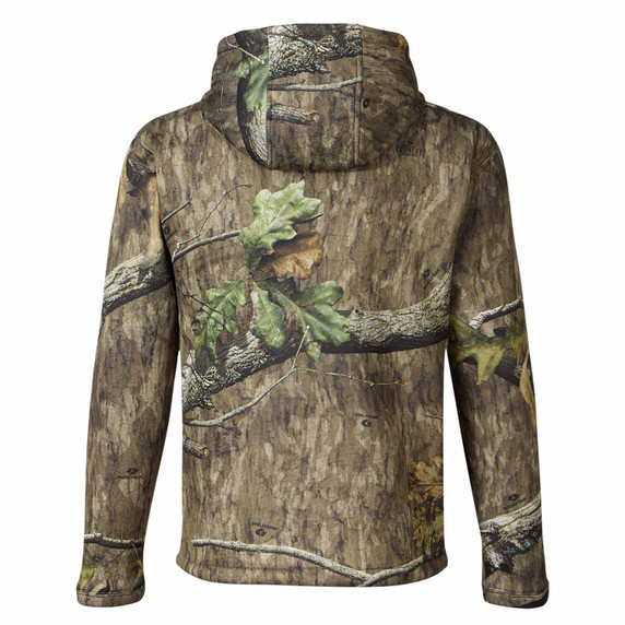 Drake Non-Typical LST Silencer Hoodie Back Image in Mossy Oak Country Roots