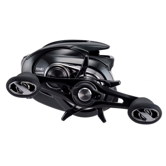 side image of Shimano Metanium DC Low Profile Casting Reel.