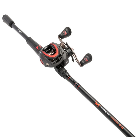 Lews MACH Jacked Baitcast Combo Left Hand Top Image