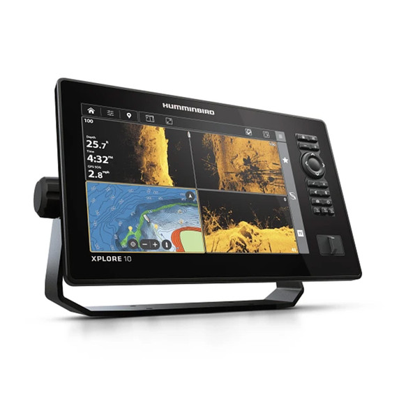 Humminbird XPLORE 10" CHO Fish Finder Right Angled Image