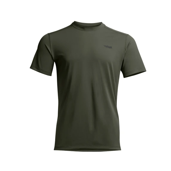 image of Sitka Radiant Short-Sleeve Crew in Cypress Green.