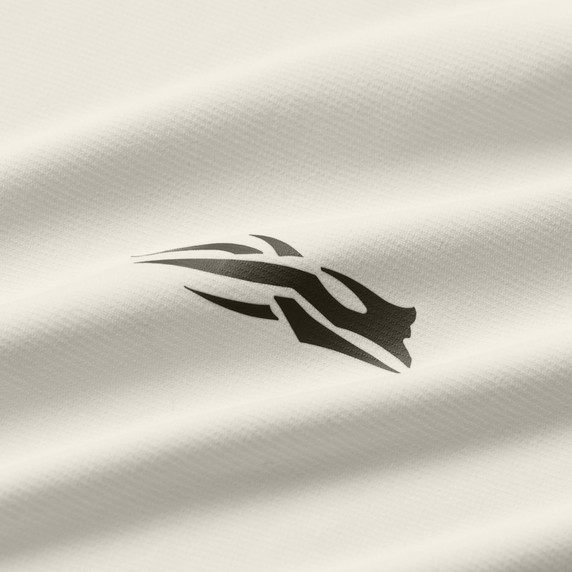 Sitka Radiant Short-Sleeve Crew Logo Image in Ivory