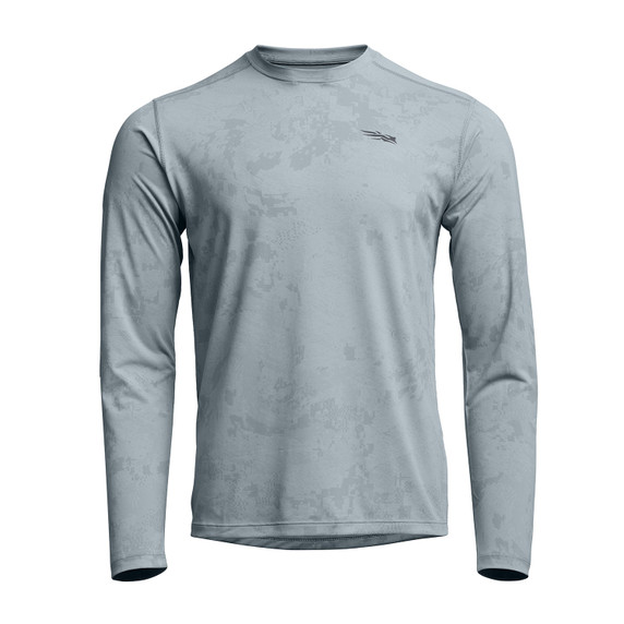 Sitka Radiant Long-Sleeve Crew Image in Bluestone Camo