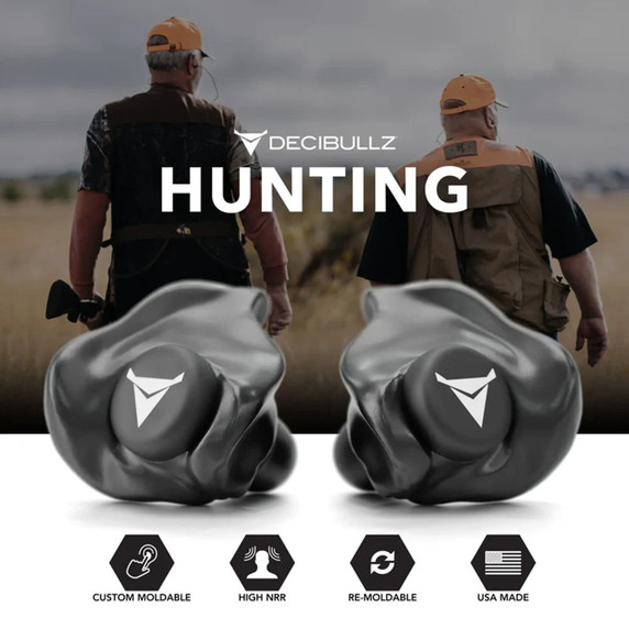 Decibullz Custom Molded Earplugs Hunting Image