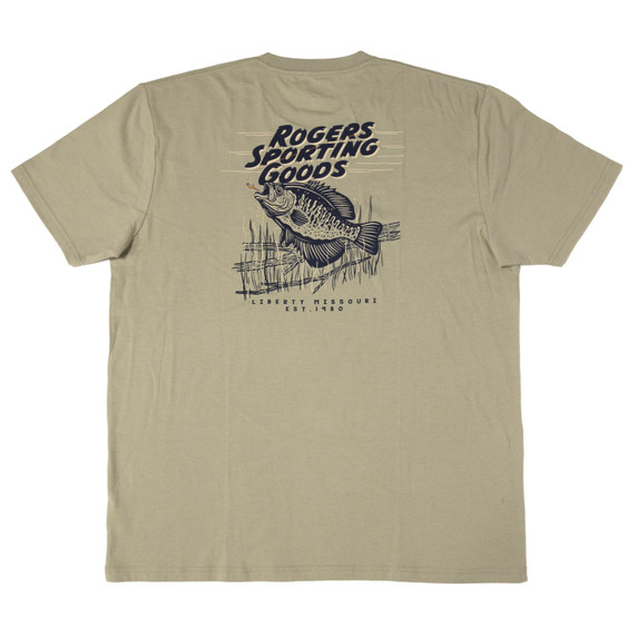 back image of Rogers Crappie Bite T-Shirt.